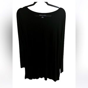 Soft Surroundings Casual Office Slight Stretch LP Tunic Top Neutral Minimalist